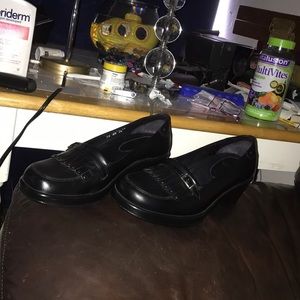 Black leather, never worn